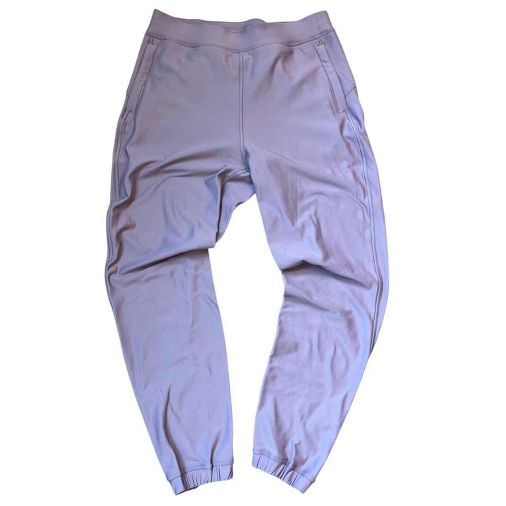 Lululemon Adapted State Women Jogger 8 Purple High Rise Zipper Cuff Running Pant